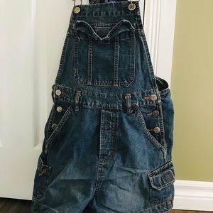 Overall shorts denim